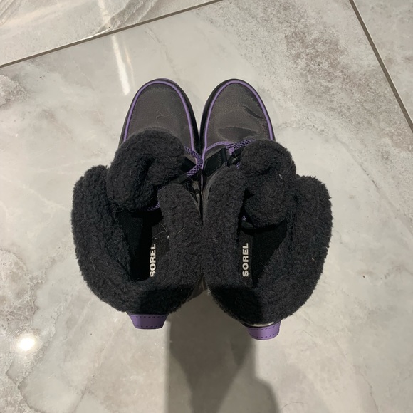 Sorel Purple Winter Ankle Boots - Picture 3 of 6